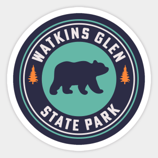 Watkins Glen State Park New York Finger Lakes Hiking Sticker